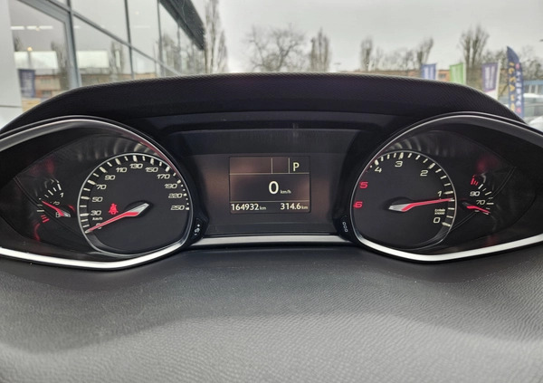 Peugeot 308 cena 49900 przebieg: 164000, rok produkcji 2018 z Czeladź małe 254